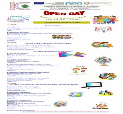 Programma delle attività......Open day